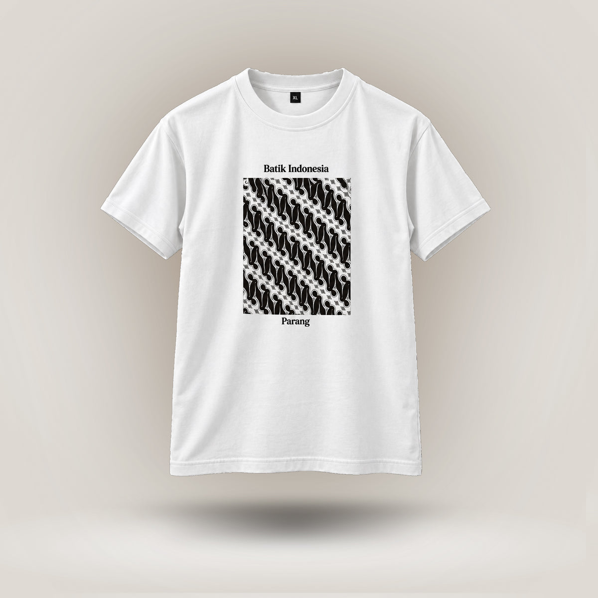 Batik Parang T-Shirt - White by Batik Komar