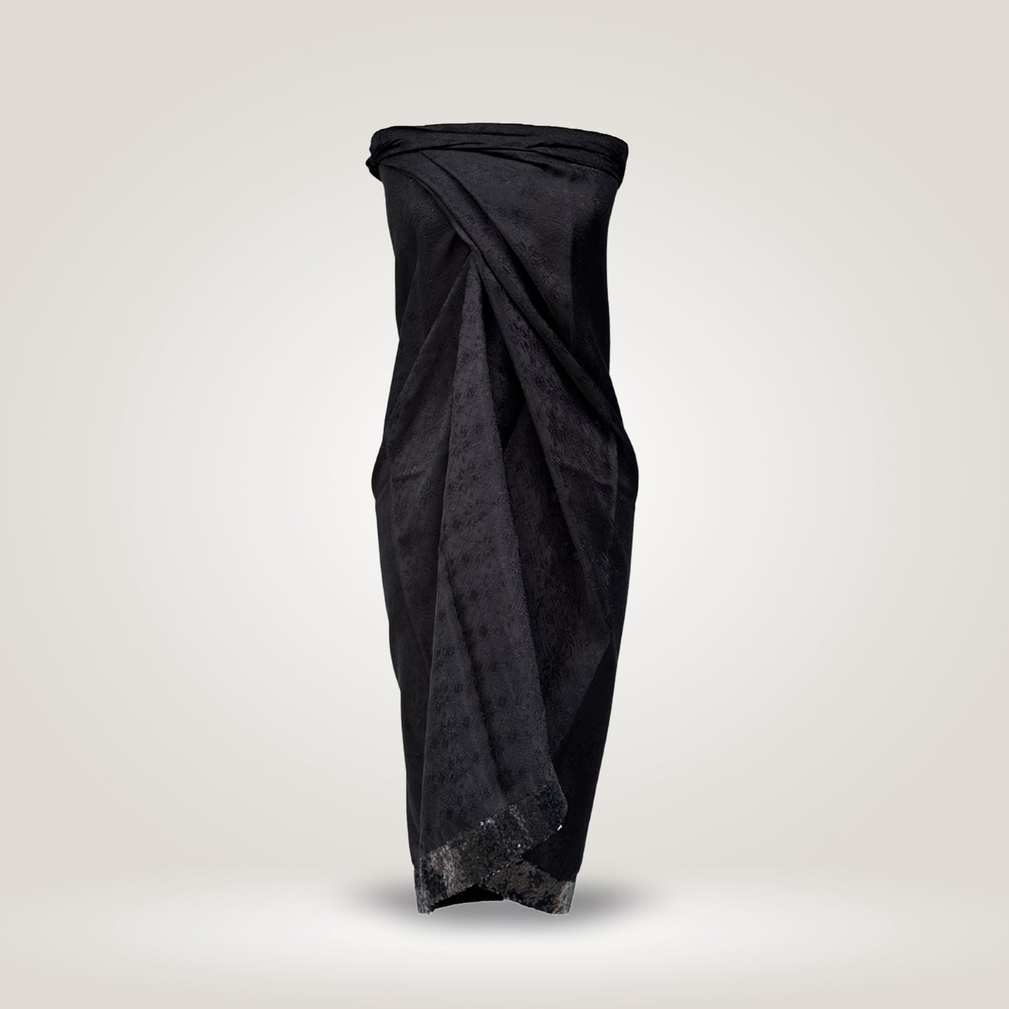 Black Beaded Tenun Sarong by NES