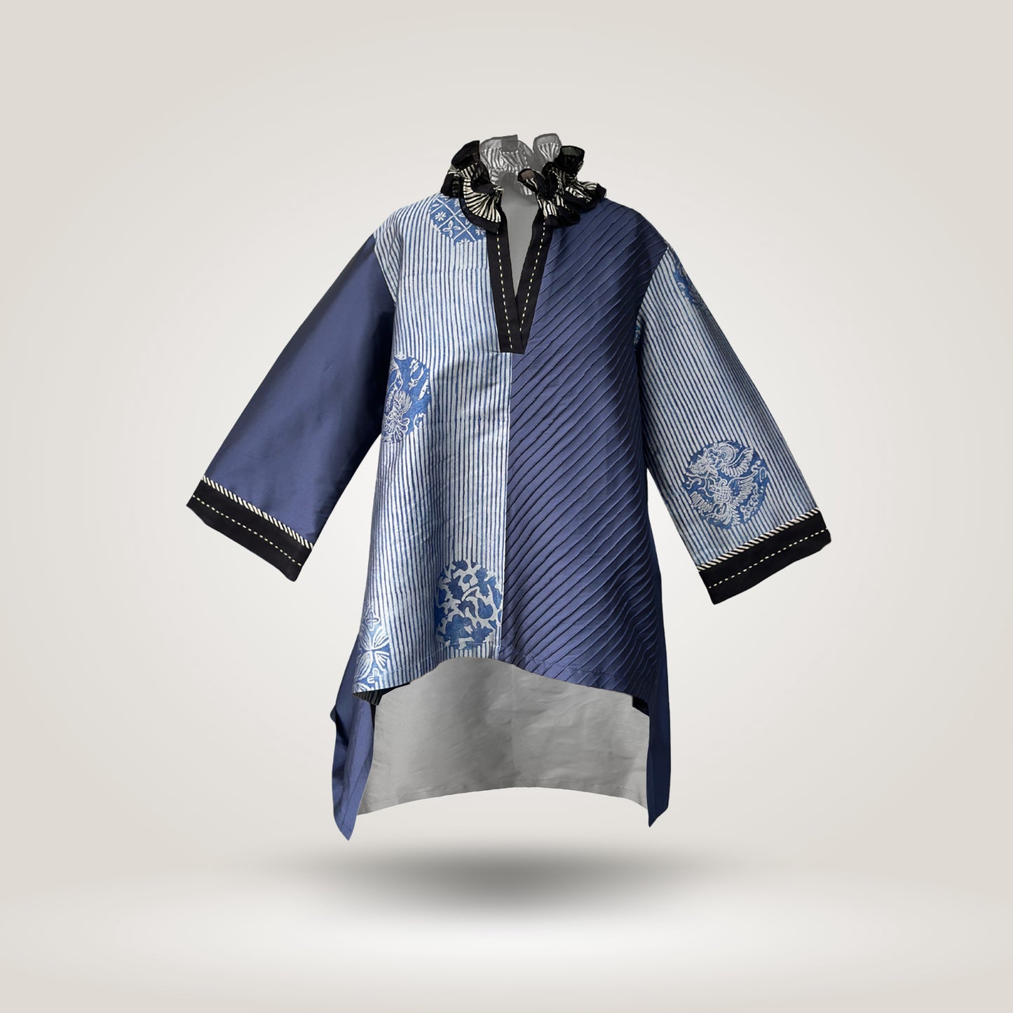 Gray Navy Ray Cape by NES