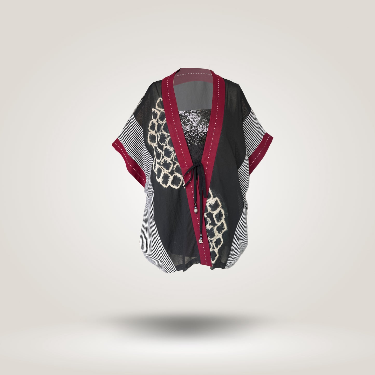 Black-Maroon Kiara Outer by NES