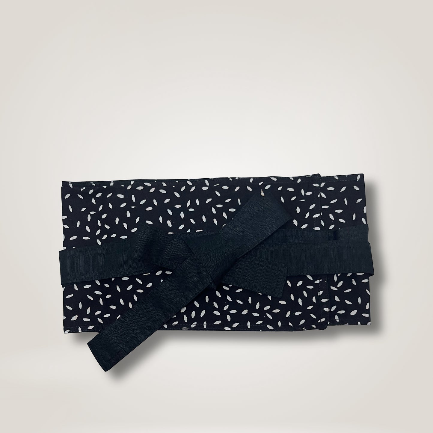 Reversible Obi Belt Navy Blue by BooLao