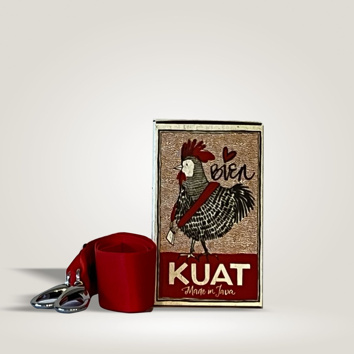 Small Strap "Red Letter" by Tulisan