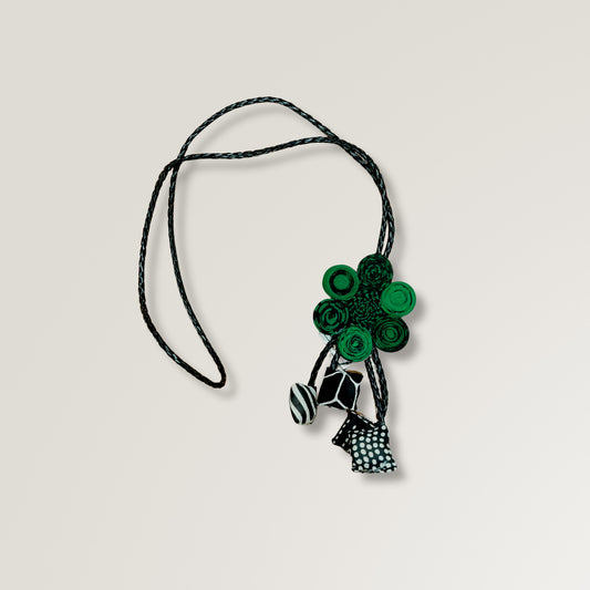 Up-cycled fabric Necklace by NES