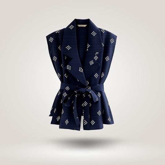 Arkarna Embroidery Vest by Dama Kara