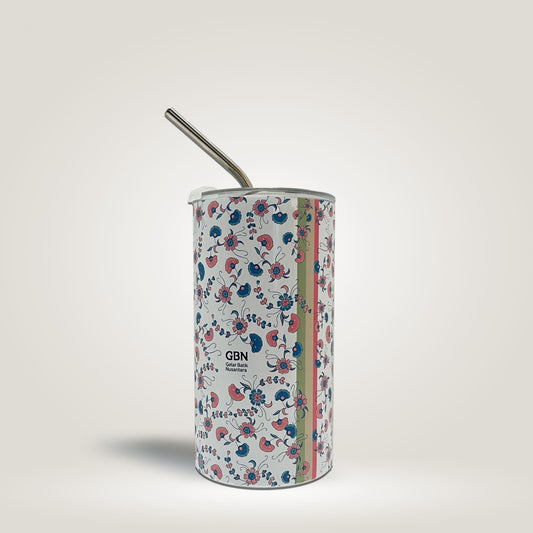 Batik "Flower Straw GBN"  Tumbler by YBI (Yayasan Batik Indonesia)