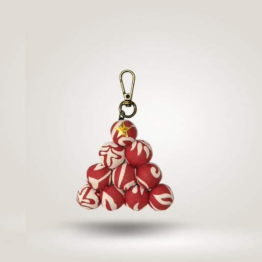 Red Tree Keychain