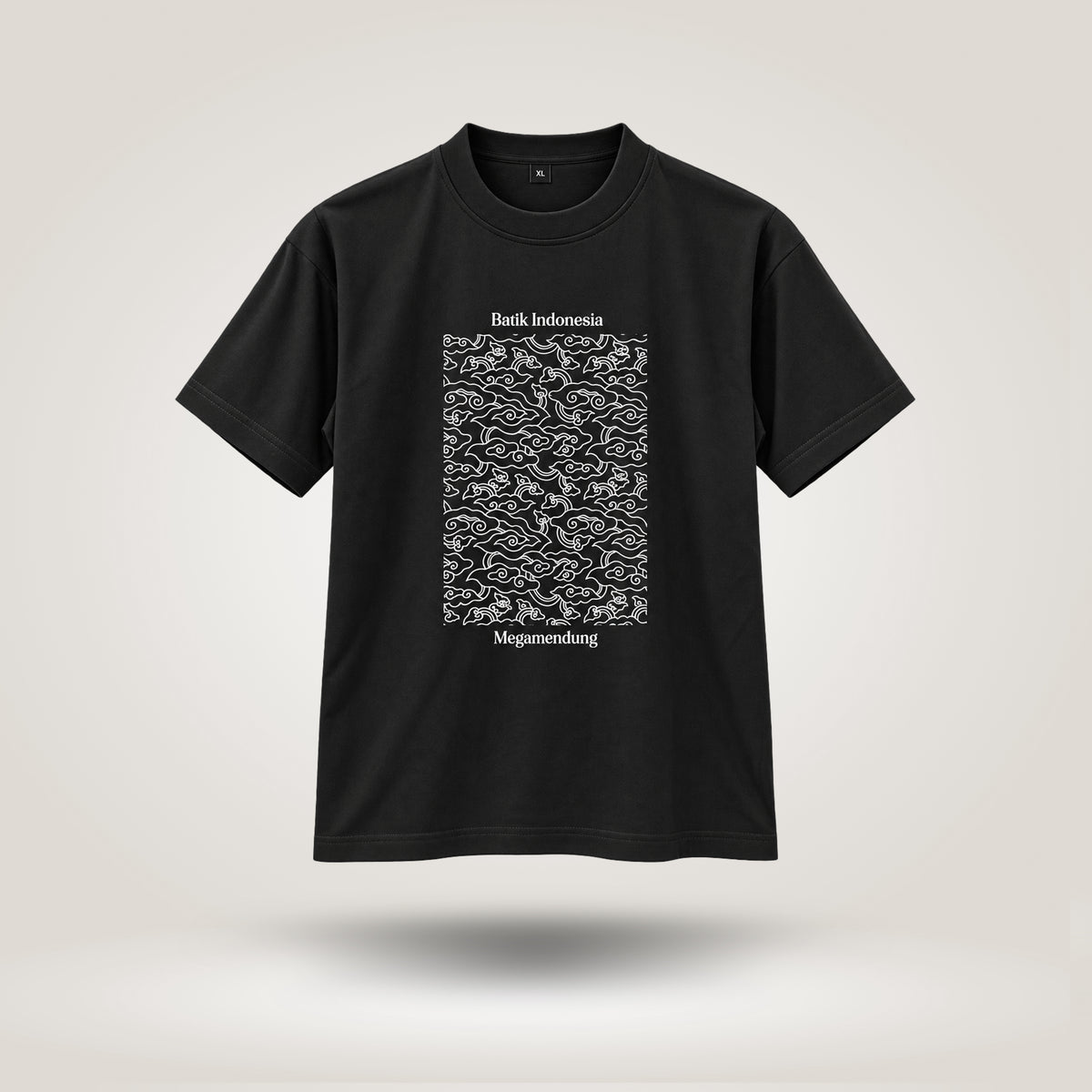 Batik Megamendung T-Shirt - Black by Batik Komar