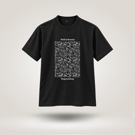 Batik Megamendung T-Shirt - Black by Batik Komar