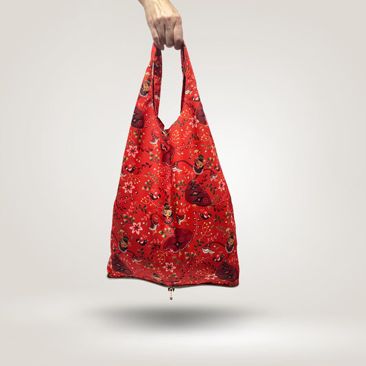 Foldable Tote Bag - Yapong Dancer by Sepiring