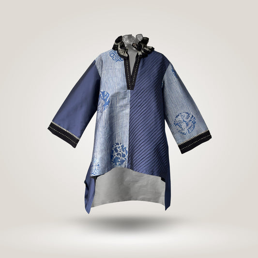 Gray Navy Ray Cape by NES