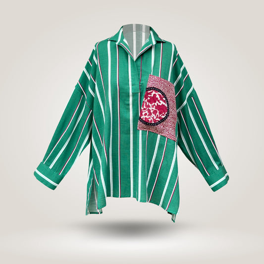 Green Olive  Shirt by NES