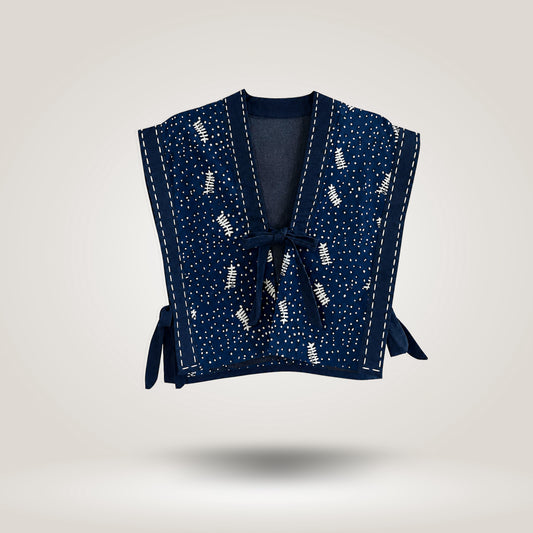 Harsa Crop Vest by Dama Kara