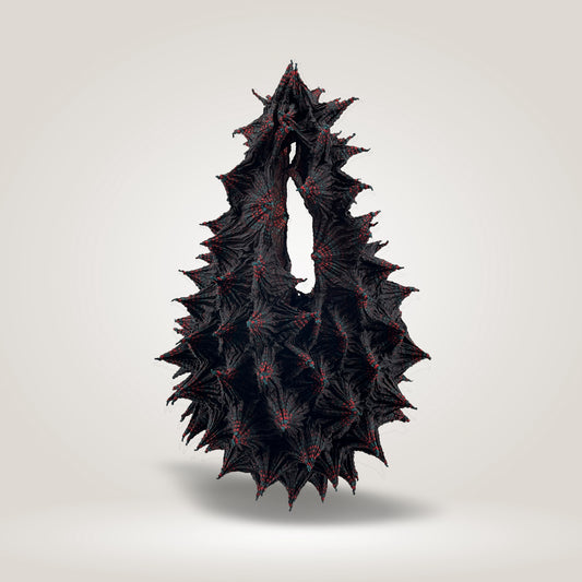 Coral Maroon Midi by Fuguku