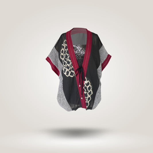 Black-Maroon Kiara Outer by NES