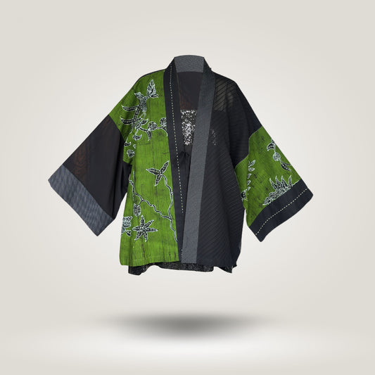 Green Yukata Short Outer by NES