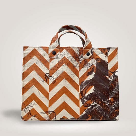 Orange Brick Handbag by Tulisan