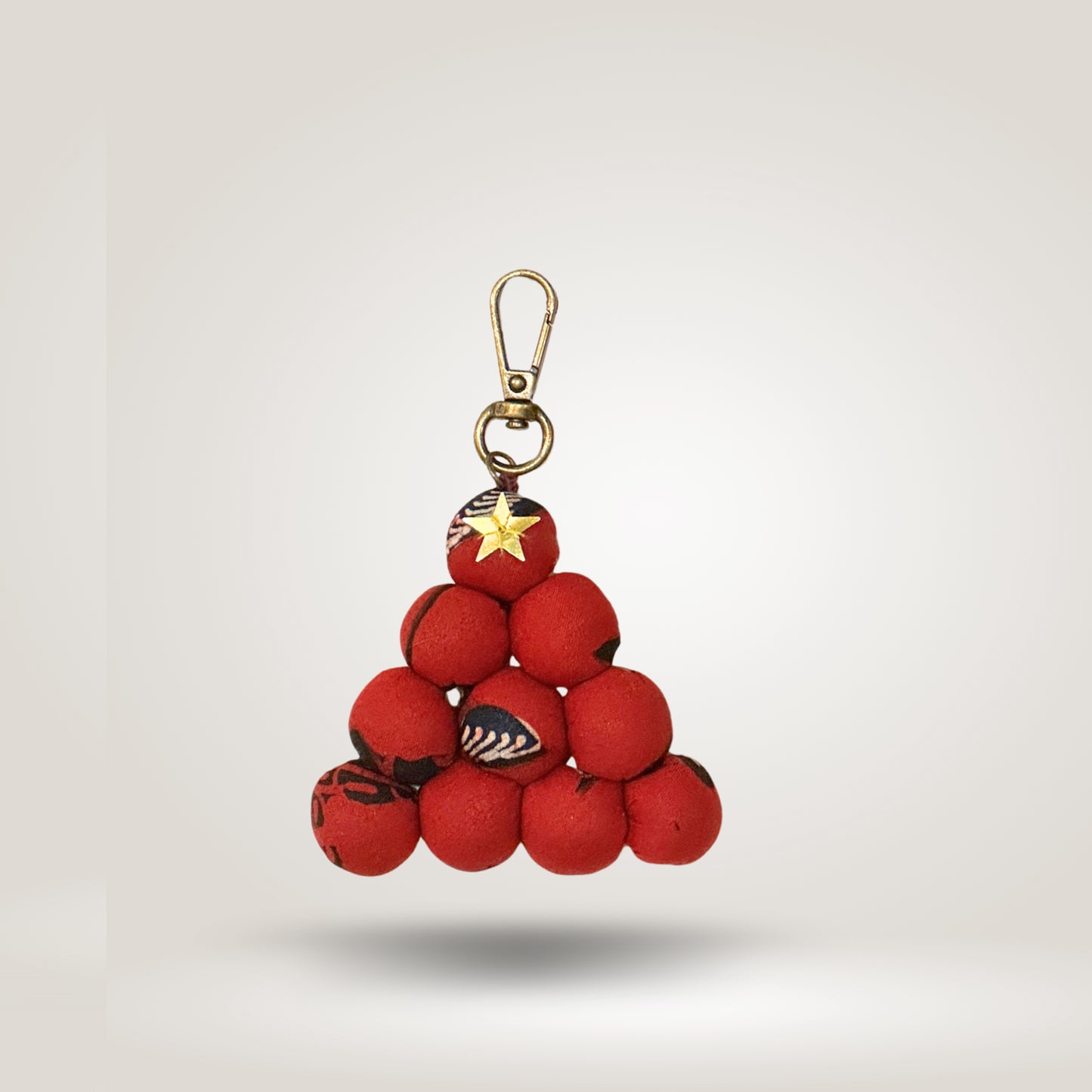 Red Tree Keychain